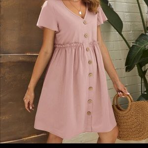 Green maternity dress